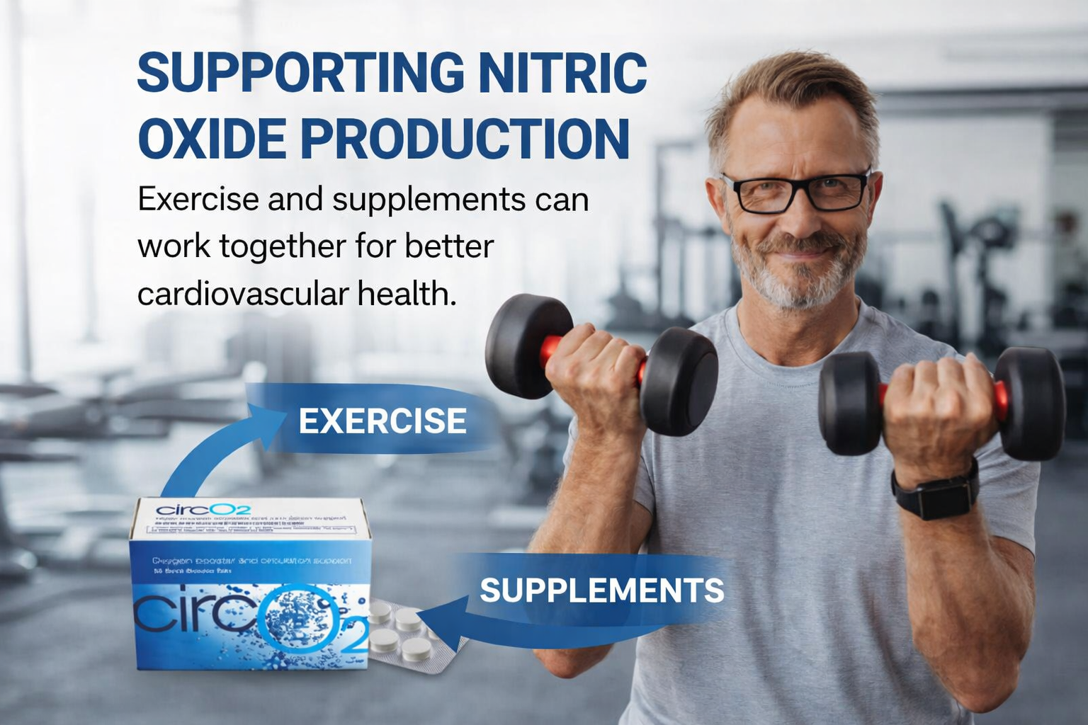 Person running outdoors - illustrating how circulation support may benefit active lifestyles