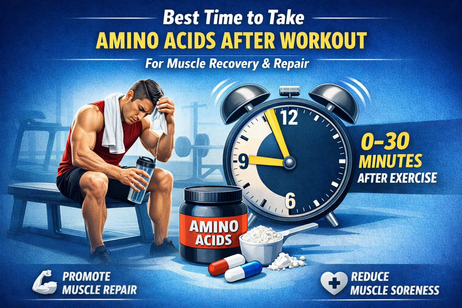 amino acid supplements after workout timing for muscle recovery and repair